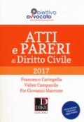 Atti e pareri di diritto civile 2017