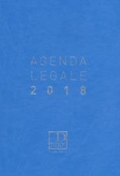 Agenda legale d'udienza 2018. Ediz. azzurra