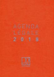 Agenda legale d'udienza 2018. Ediz. arancione