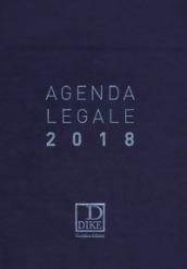 Agenda legale d'udienza 2018. Ediz. blu. Ediz. minor