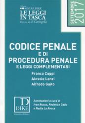 Codice penale e di procedura penale e leggi complementari 2017