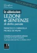 Ultimissime lezioni e sentenze di diritto penale