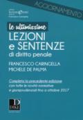 Ultimissime lezioni e sentenze di diritto penale