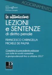 Ultimissime lezioni e sentenze di diritto penale