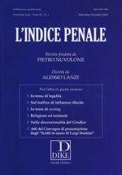 L'indice penale (2017). 3: Settembre-dicembre