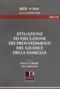 Attuazione ed esecuzione dei provvedimenti del giudice della famiglia