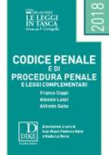 CODICE PENALE E CODICE DI PROCEDURA PENALE