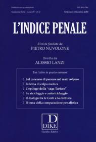 L' indice penale (2018). Vol. 3