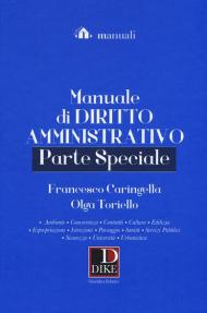 Manuale di diritto amministrativo. Parte speciale