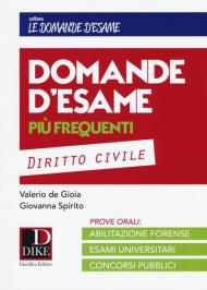 Domande d'esame più frequenti. Diritto civile