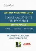 Concorso magistratura 2019. I dieci argomenti più probabili di diritto penale