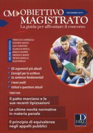 Obiettivo magistrato. La guida per affrontare il concorso (2019). Vol. 11: Novembre.