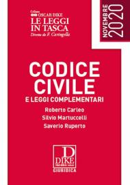 Codice civile e leggi complementari. Ediz. pocket