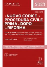 Il nuovo codice di procedura civile prima e dopo la riforma. Con aggiornamento codice online