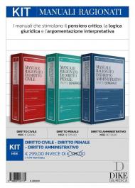 Manuali Ragionati - KIT Diritto Civile + Diritto Penale + Diritto Amministrativo