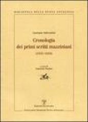 Cronologia dei primi scritti mazziniani (1831-1834)