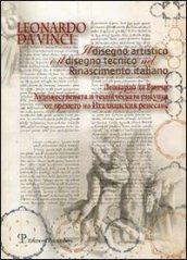 Leonardo da Vinci. Il disegno artistico e il disegno tecnico nel Rinascimento italiano. Testo bulgaro a fronte