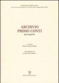 Archivio Primo Conti. Inventario