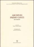 Archivio Primo Conti. Inventario