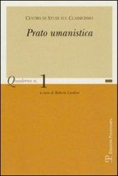 Prato umanistica: 1