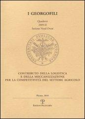 Contributo della logistica e della meccanizzazione per la competitività del settore agricolo