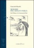Memorie per Adolfo Oxilia. Dall'«Ultima» a «La camerata dei poeti»