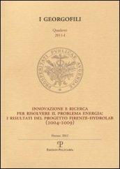 Innovazione e ricerca per risolvere il problema energia. I risultati del progetto Firenze-Hydrolab (2004-2009)