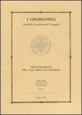 I Georgofili. Atti della Accademia dei Georgofili vol.9.1