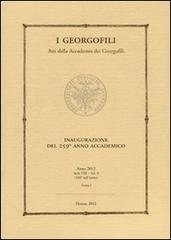 I Georgofili. Atti della Accademia dei Georgofili vol.9.1