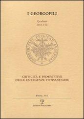 Criticità e prospettive delle emergenze fitosanitarie