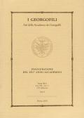 I Georgofili. Atti della Accademia dei Georgofili. Vol. 11\1