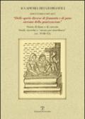 «Delle specie diverse di frumento e di pane siccome della panizzazione». Storia di fame e di carestie. Studi, ricerche e «mezzi per rimediarvi» (sec. XVIII-XX)