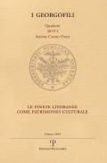 Le pinete litoranee come patrimonio culturale. Parco di Migliarino, San Rossore, Massaciuccoli