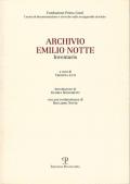 Archivio. Emilio Notte