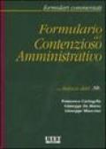 Formulario del contenzioso amministrativo. Con CD-ROM