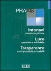 Praxis: Intonaci, stucchi e pitture-Luce naturale e artificiale-Trasparenze, vetri plastiche e metalli. Ediz. illustrata. Con CD-ROM