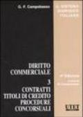 Diritto commerciale. 3: Contratti, titoli di credito, procedure concorsuali