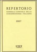 Repertorio generale annuale della giurisprudenza italiana (2007)