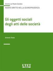 Gli oggetti sociali degli atti delle società