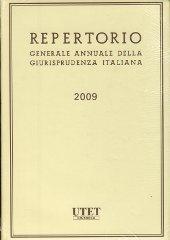 Repertorio della giurisprudenza italiana (2009)