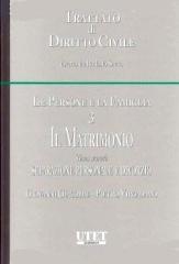 Le persone e la famiglia. 3.Il matromonio. Separazione personale e divorzio