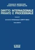 Diritto internazionale privato e processuale. 2.Statuto personale e diritti reali