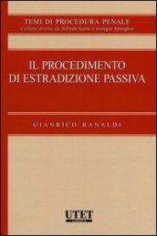 Il procedimento di estradizione passiva