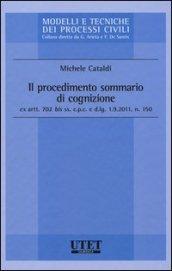 Il procedimento sommario di cognizione