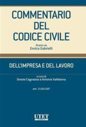 Dell'impresa e del lavoro - artt. 2118-2187: 3