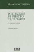 ISTITUZIONI DI DIRITTO TRIBUTARIO