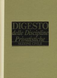 Digesto delle discipline privatistiche. Sezione civile. Aggiornamento. Vol. 12