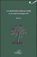 La sostanza delle cose