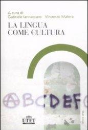 La lingua come cultura