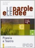 Le parole e le idee. Poesia e teatro-Webook. Per le Scuole superiori. Con espansione online